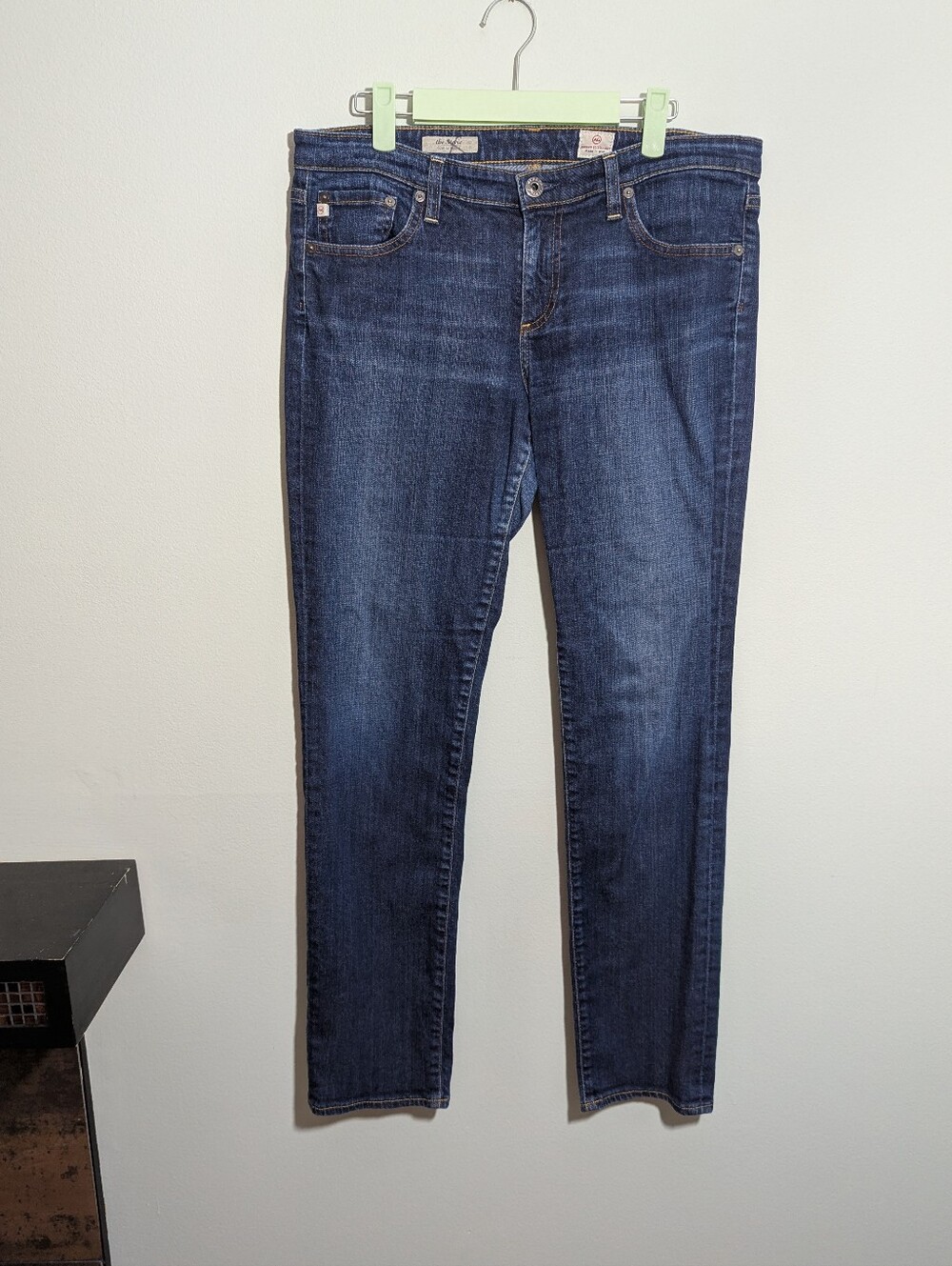 Adriano Goldschmied Jeans Women's 32 R The Stevie Slim Straight Denim AG